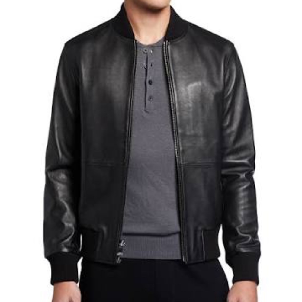 Hugo Boss Leather  Jacket - Picture 2 of 10